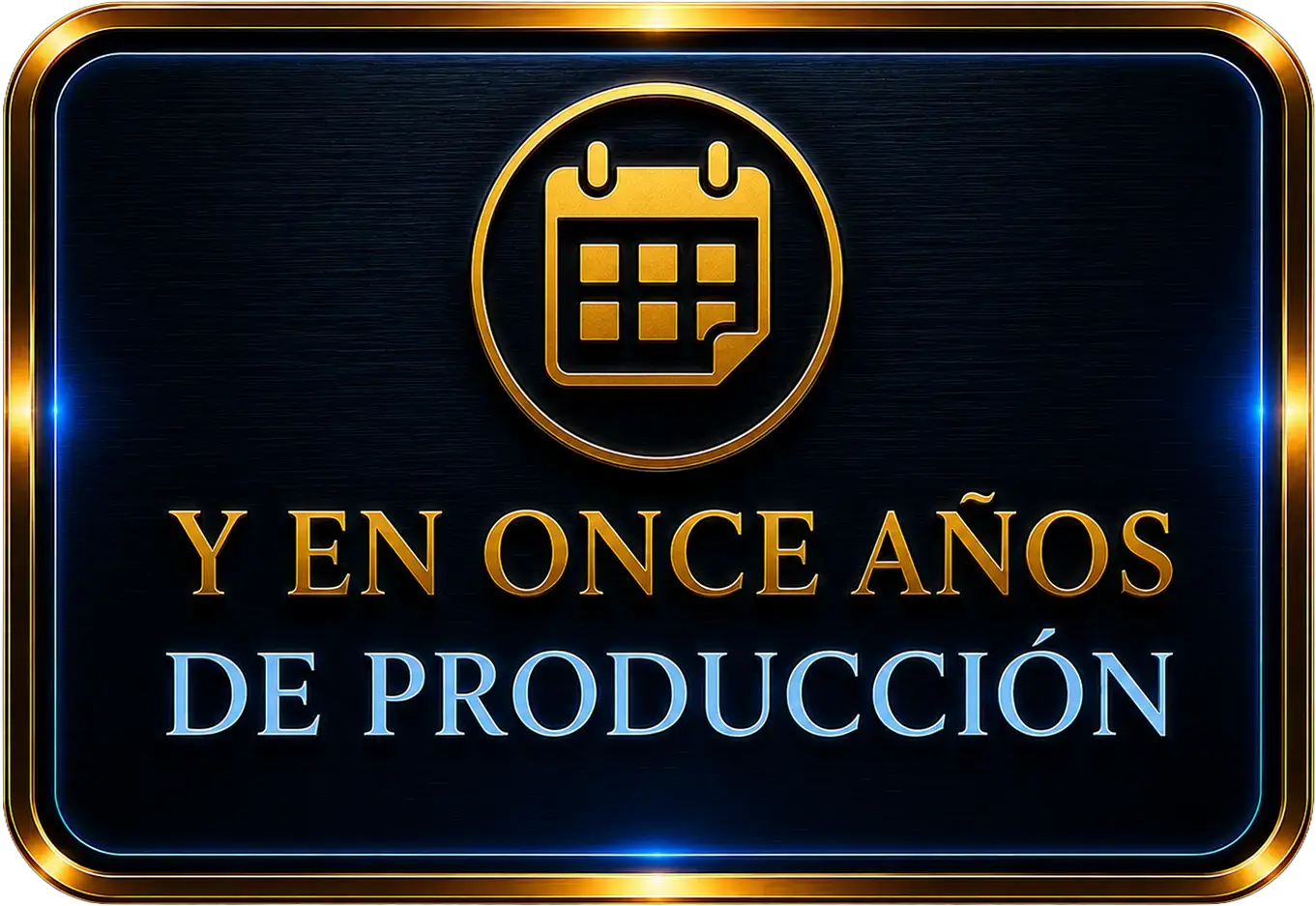 Y en once años de producción